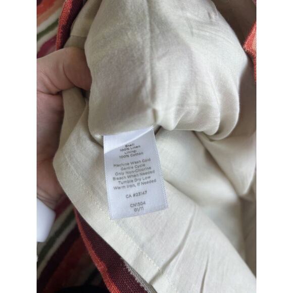 Talbots Skirt Women 6 Linen Modern Career Pencil Skirt - Picture 6 of 8